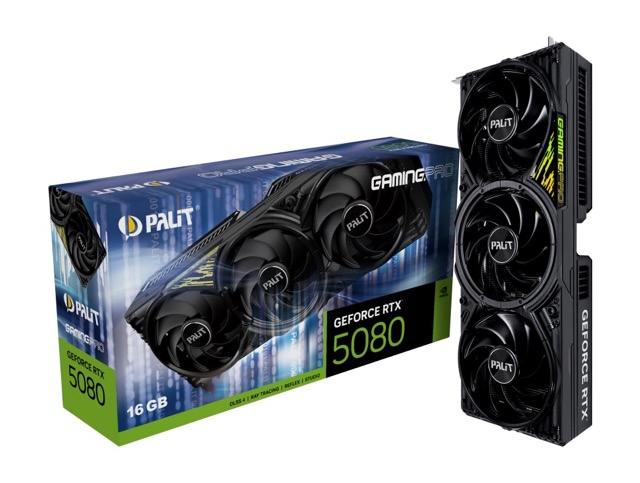 GeForce RTX 5080  16GB  Palit  GamingPro