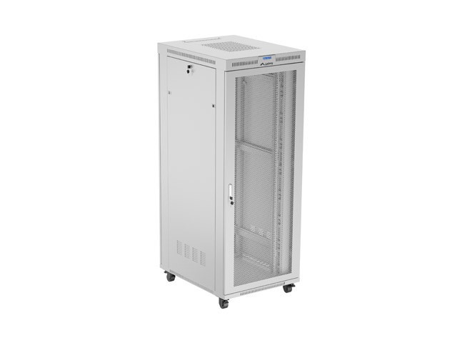 Szafa stojąca rack 19" 42U 800x1000mm szara (drzwi przednie perforowane) LCD  Lanberg