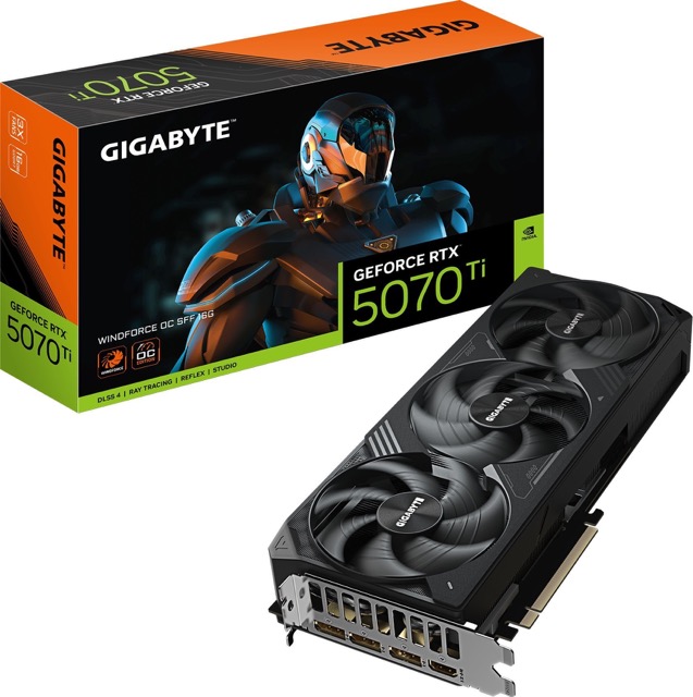 GeForce RTX 5070 Ti  16GB  Gigabyte  Windforce OC SFF