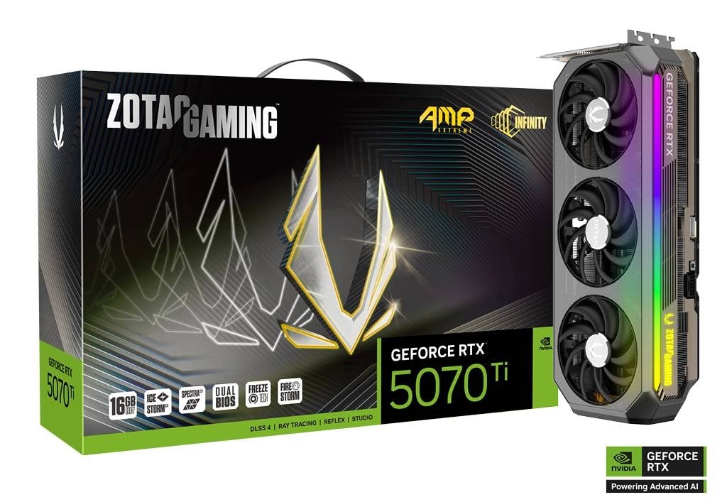 GeForce RTX 5070 Ti  16GB  Zotac  AMP Extreme Infinity