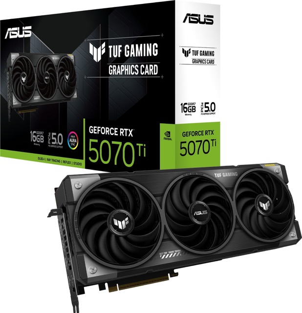 GeForce RTX 5070 Ti  16GB  Asus  TUF Gaming