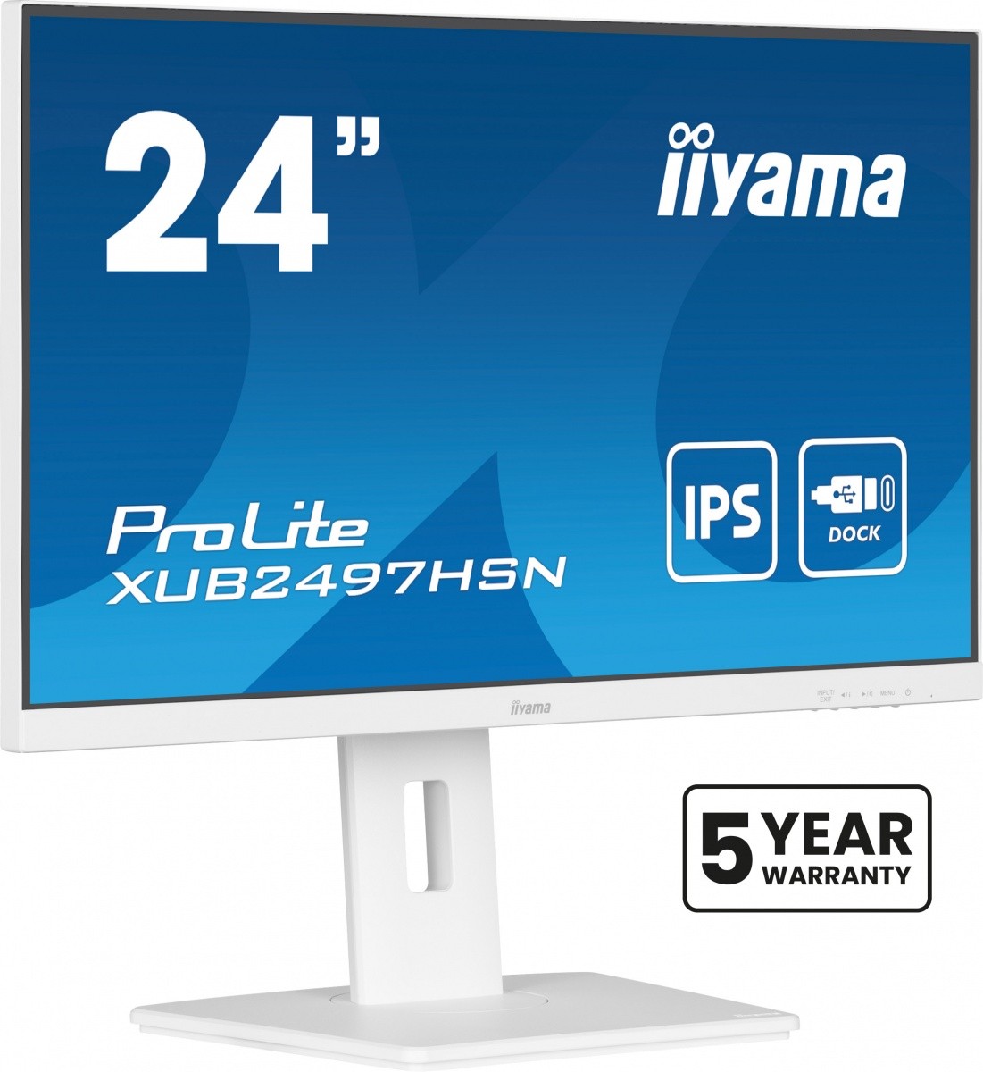 Monitor 23,8" iiyama ProLite XUB2497HSN-W2  Biały