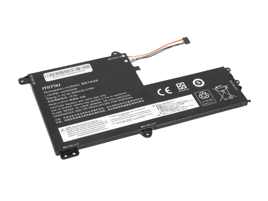 Bateria do laptopa Lenovo IdeaPad 330S-14IKB, 330S-15ARR, Yoga 520  11.4 V  4500 mAh