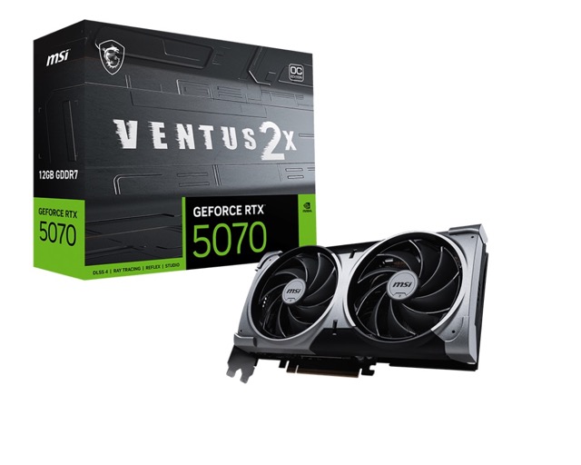 GeForce RTX 5070  12GB  MSI  Ventus 2X OC