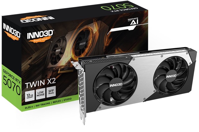 GeForce RTX 5070  12GB  Inno3D  Twin X2