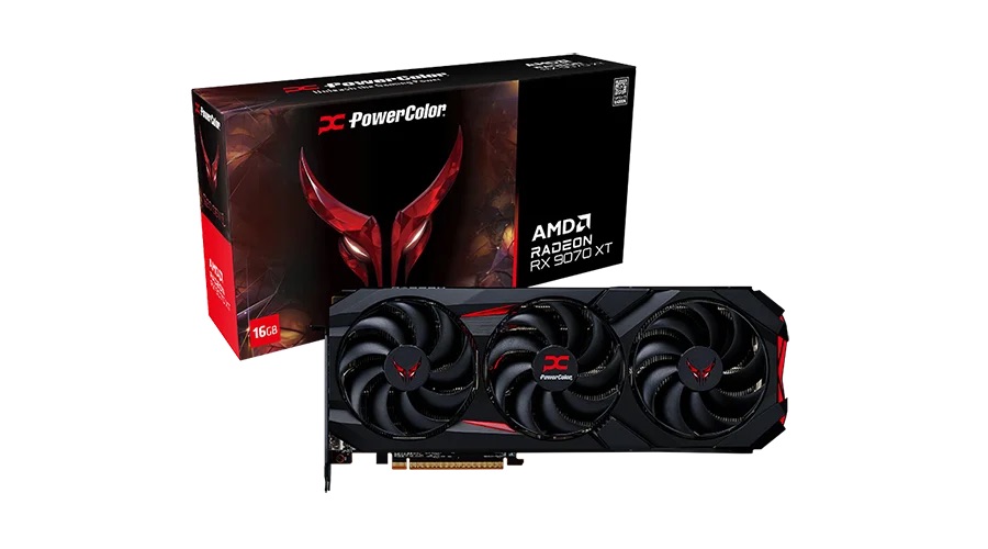 Radeon RX 9070 XT  16GB  PowerColor  Red Devil