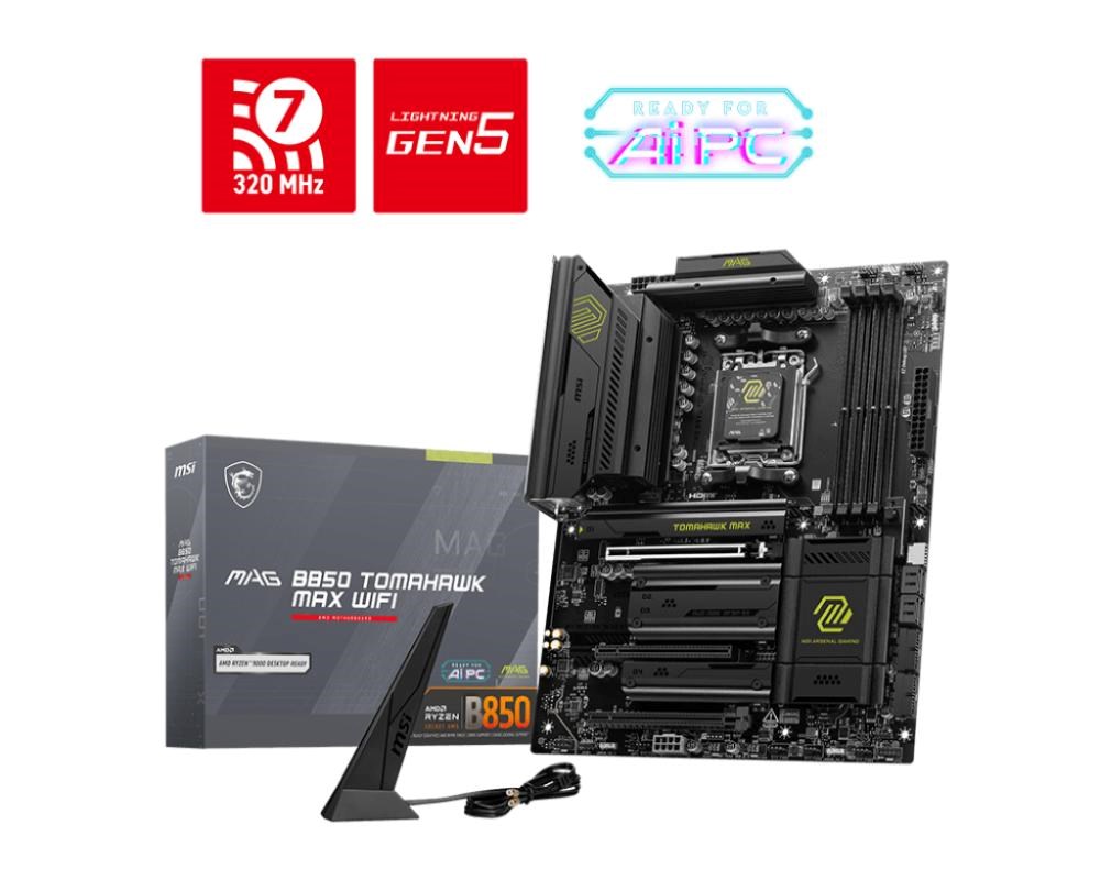 Płyta Socket AM5  MSI MAG B850 TOMAHAWK MAX WIFI