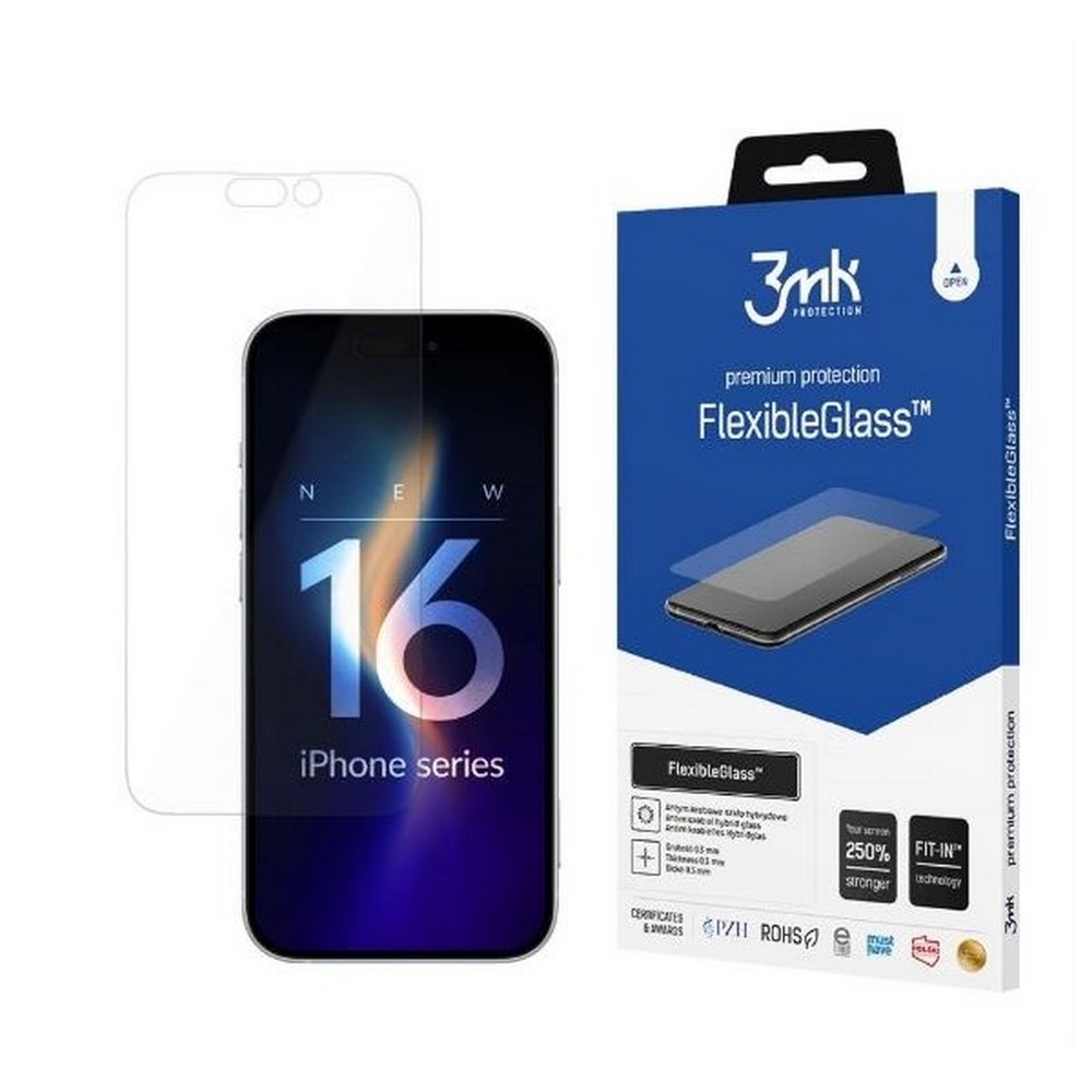 Szkło ochronne do iPhone 16 Pro  3MK FlexibleGlass