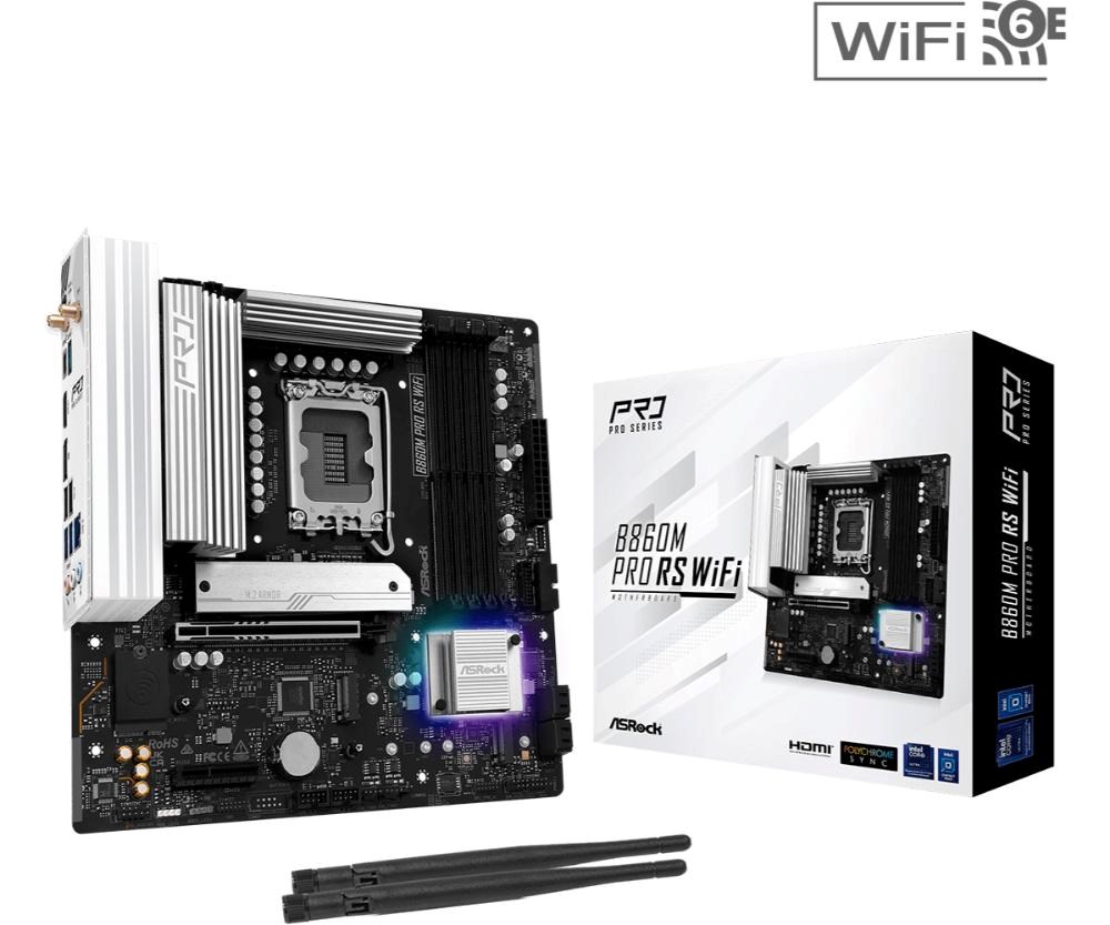 Płyta Socket LGA1851  ASRock B860M Pro RS WiFi