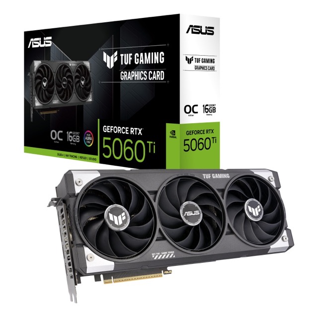 GeForce RTX 5060 Ti  16GB  Asus  TUF Gaming OC
