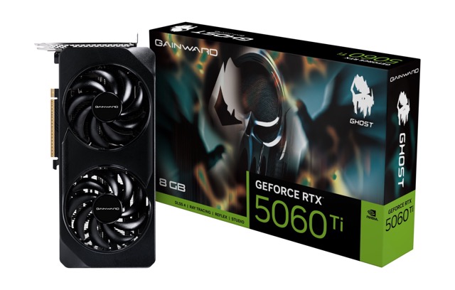 GeForce RTX 5060 Ti  8GB  Gainward  Ghost