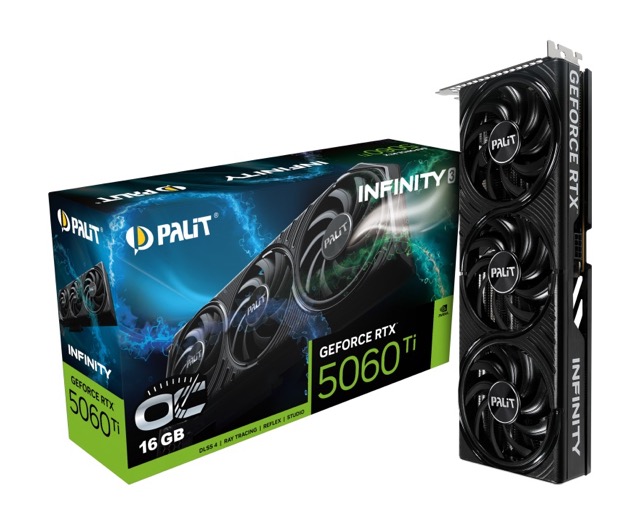 GeForce RTX 5060 Ti  16GB  Palit  Infinity 3 OC