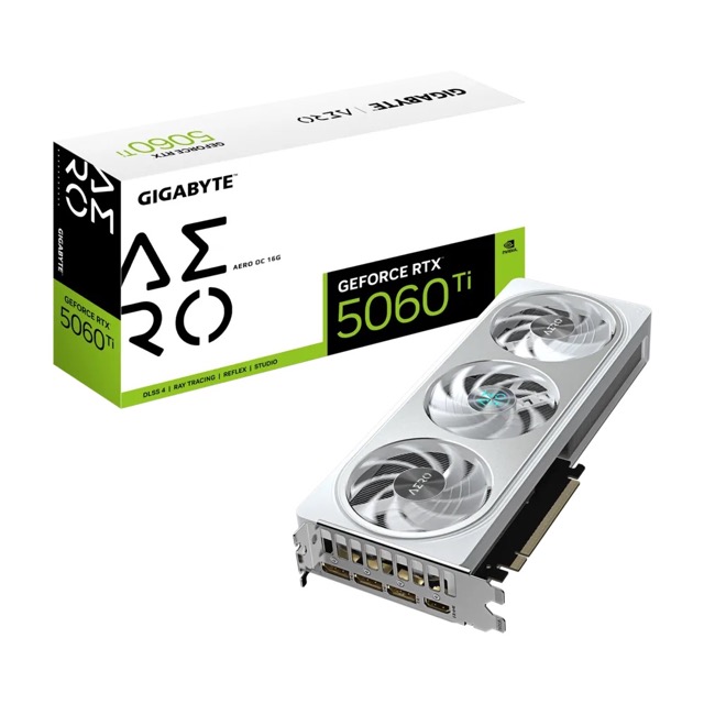 GeForce RTX 5060 Ti  16GB  Gigabyte Aero OC