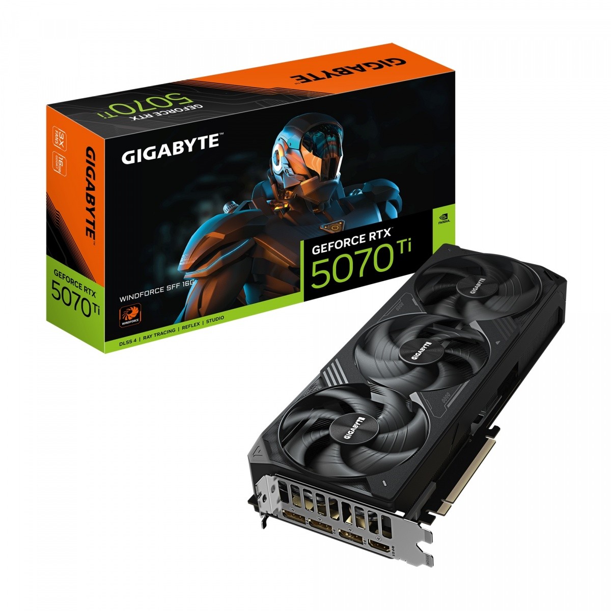 GeForce RTX 5070 Ti  16GB  Gigabyte  Windforce SFF