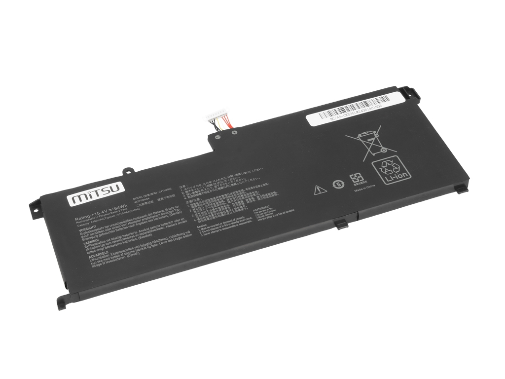 Bateria do laptopa Asus Zenbook Pro 15 OLED UX535L, UX535LH, UX535LI  15.4V  4190 mAh