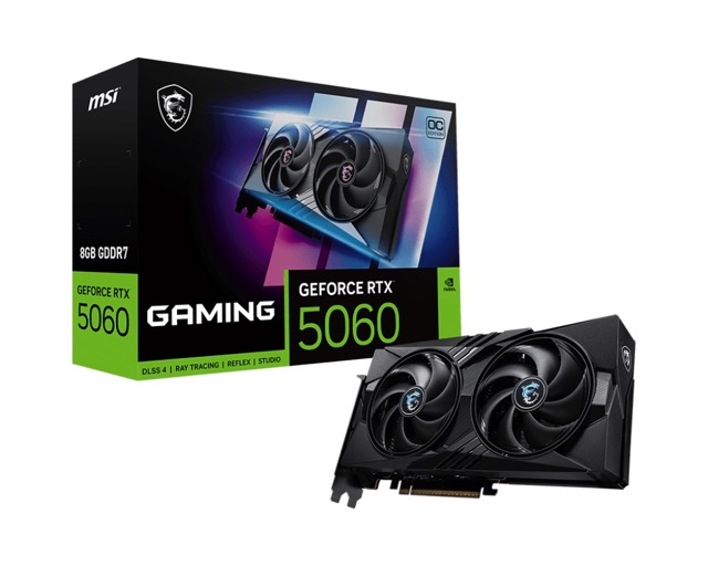 GeForce RTX 5060  8GB  MSI Gaming OC