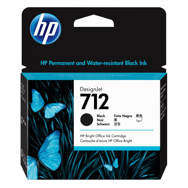 Tusz HP 712  3ED71A  Black  80ml