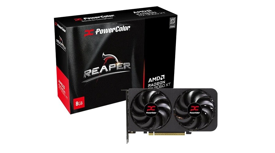 Radeon RX 9060 XT   8GB  PowerColor  Reaper