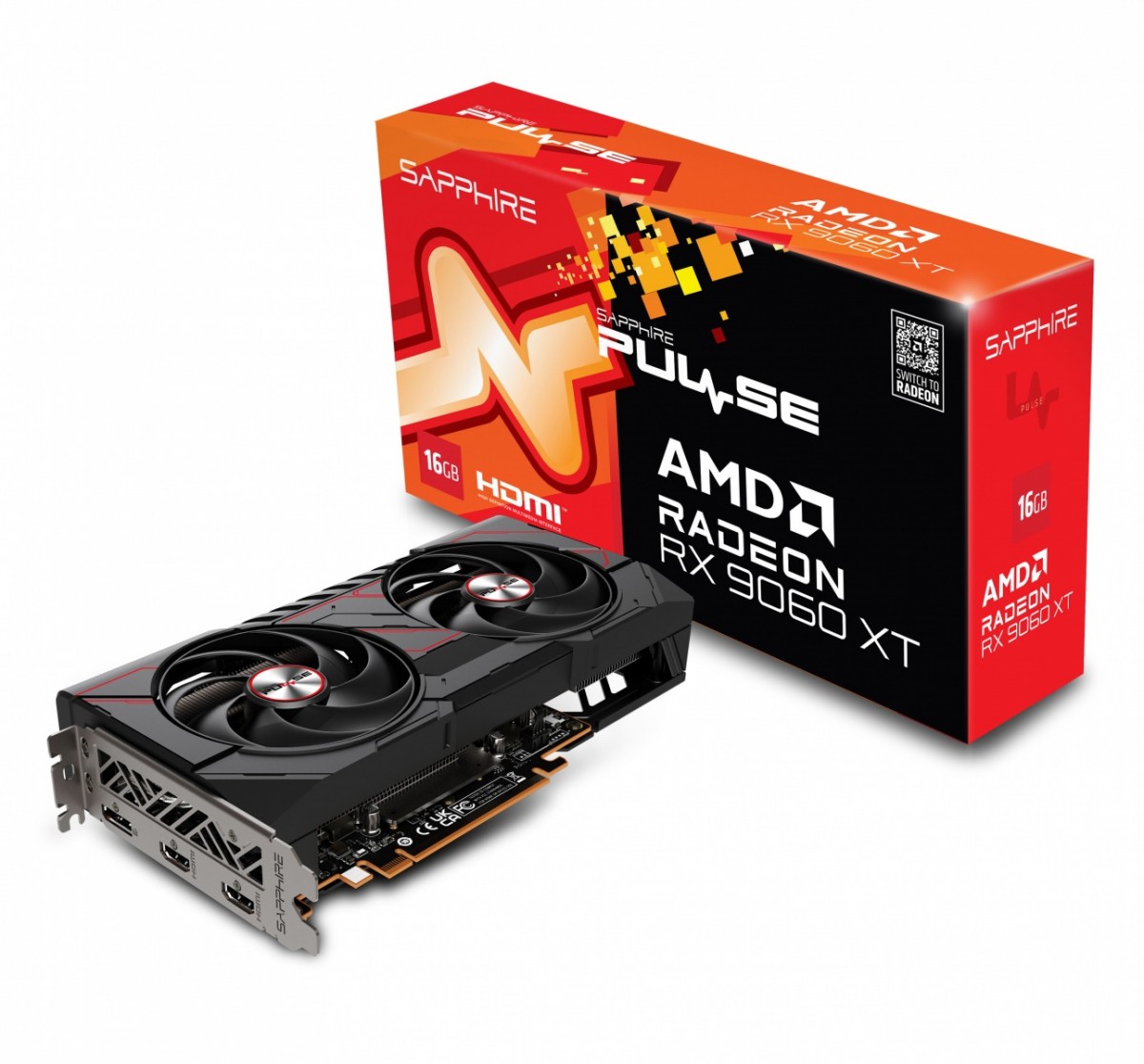 Radeon RX 9060 XT  16GB  Sapphire  Pulse