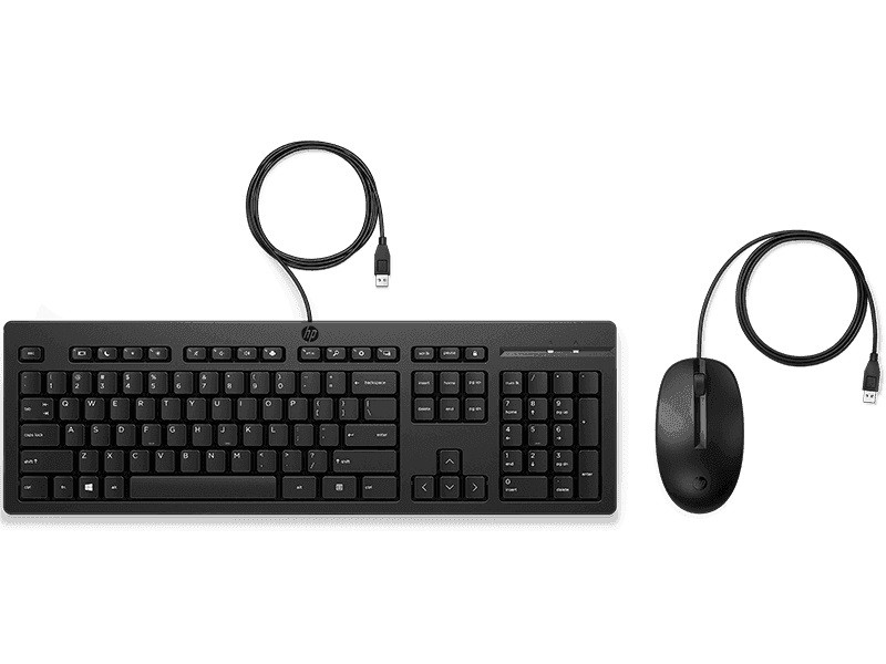 Zestaw klawiatura + mysz HP 225  Czarny