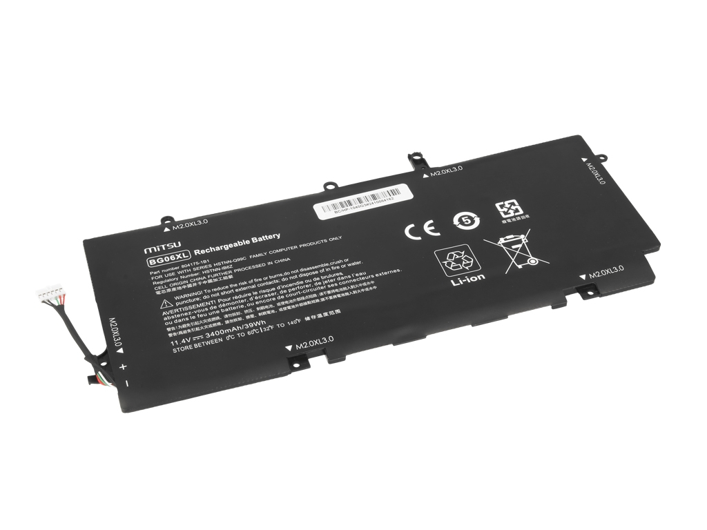 Bateria do laptopa HP EliteBook Folio 1040 G3  11.4 V  3400 mAh