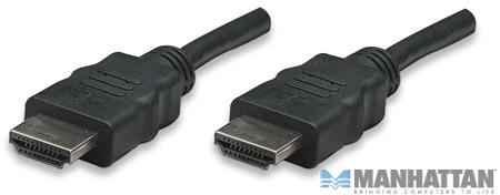 Kabel HDMI męski na HDMI męski  v.1.3   1.8 m  MANHATTAN