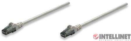 Kabel RJ45/RJ45  1 m    Patchcord  Kategoria 6  Szary