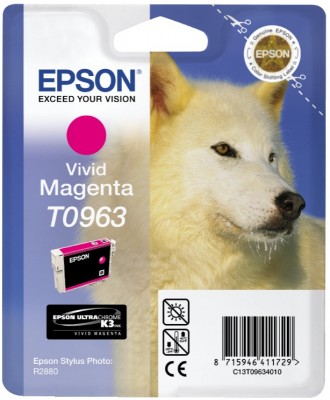 Tusz Epson  T0963  Vivid Magenta  11,4 ml