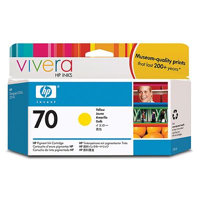 Tusz HP  70  C9454A  Yellow  130 ml.