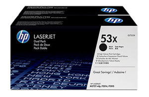 Tonery HP  53X  Q7553XD  Black  2x7000 str.