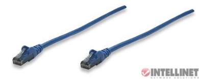 Kabel RJ45/RJ45  1 m    Patchcord  Kategoria 6  Niebieski