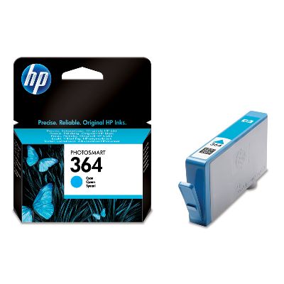 Tusz HP 364  CB318EE  Cyan  300 str.