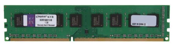 DIMM PC-1600 DDR3   8GB      Kingston KVR16N11/8  CL11