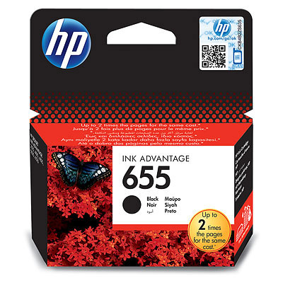 Tusz HP 655  CZ109AE  Black  550 str.