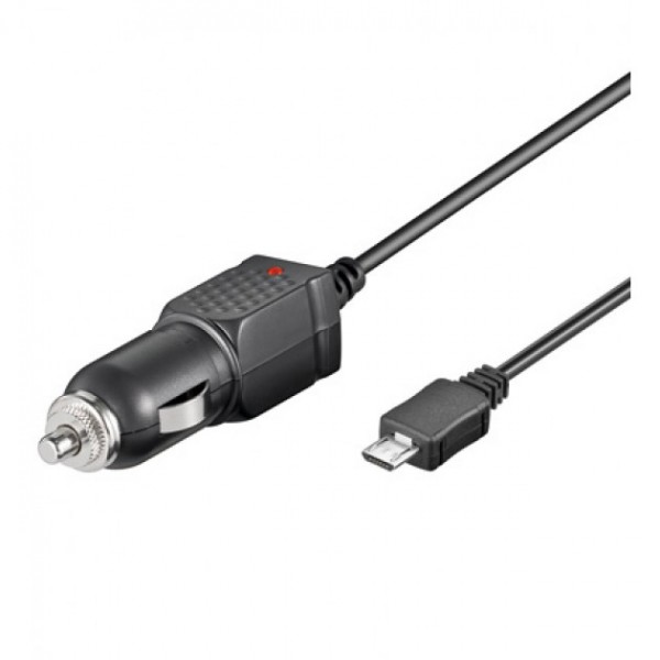 Ładowarka samochodowa  USB  5V 1A  microUSB  Techly