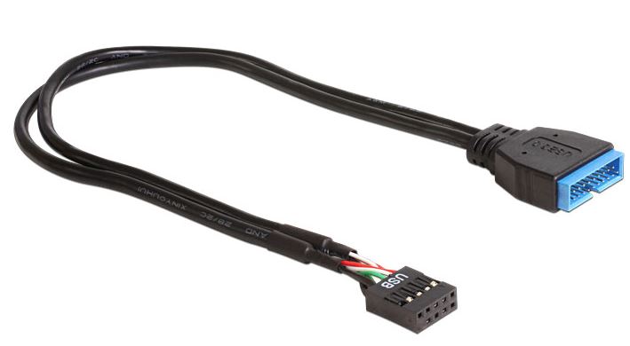 Adapter USB 3.0 na 2.0 wewnętrzny  0.3 m  Delock