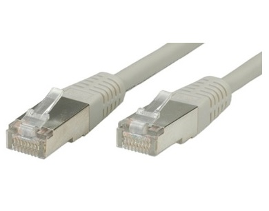 Kabel RJ45/RJ45 10 m    Patchcord  Kategoria 6  Szary