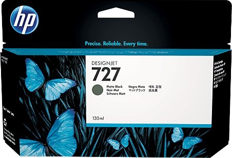 Tusz HP 727  B3P22A  Matte Black  130 ml.