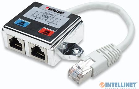Adapter sieciowy rozdzielacz RJ45 x 2  Intellinet