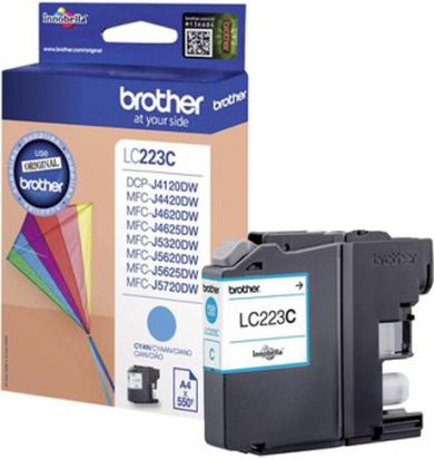 Tusz Brother  LC223C  Cyan  550 str.