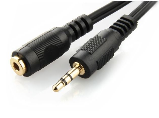 Kabel Audio Mini Jack Stereo męski na Mini Jack żeński  5.0 m  Przedłużacz  Gembird
