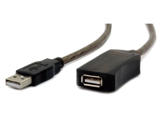 Kabel USB 2.0  przedłużacz  5.0 m aktywny  Gembird
