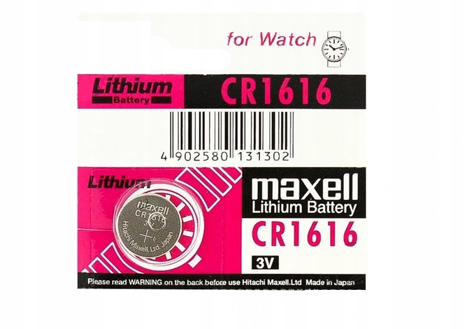 Bateria CR1616  1 szt.  Maxell