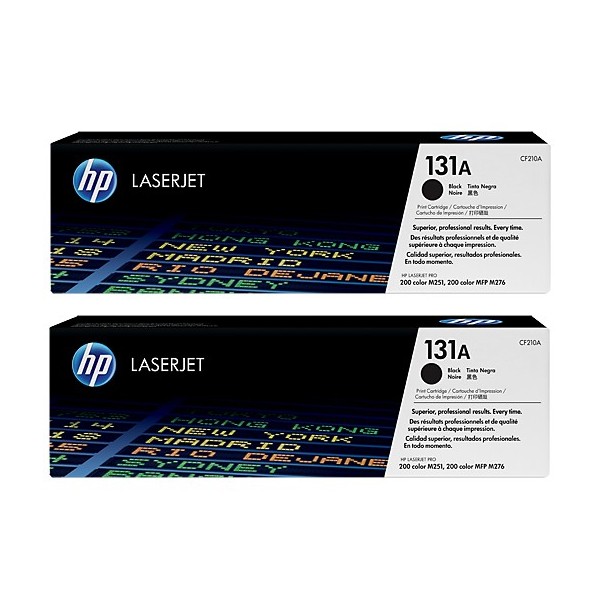 Tonery HP 131A  CF210XD  Black  2400 str.  Dual Pack