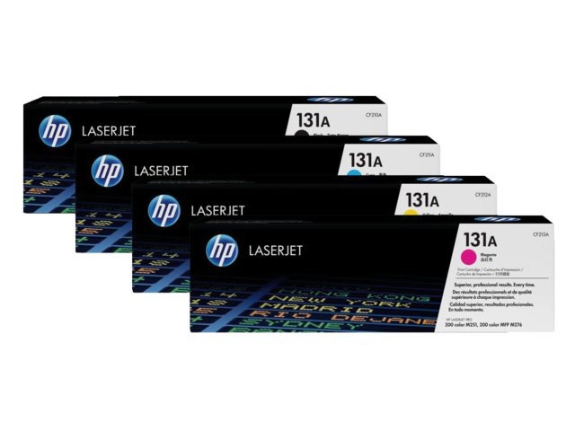 Tonery HP 131A  U0SL1AM 3-Pack  Cyan, Yellow, Magenta  1800 str.