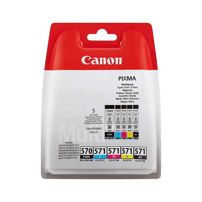 Tusze Canon  PGI-570/CLI-571  Multipack CMYK