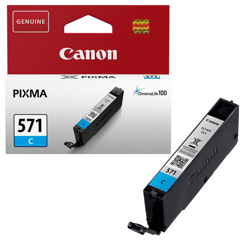 Tusz Canon  CLI-571  Cyan  345 str.
