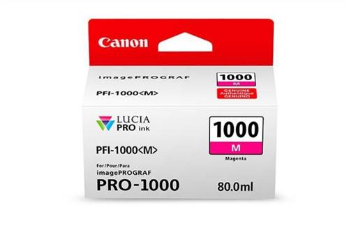Tusz Canon  PFI-1000  Magenta  80 ml.  5885 str.
