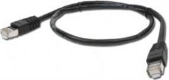 Kabel RJ45/RJ45  2 m    Patchcord  Kategoria 5e  Czarny