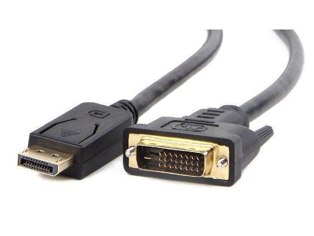 Kabel DisplayPort męski na DVI-D męski  24+1 Dual Link  1.8 m  Gembird